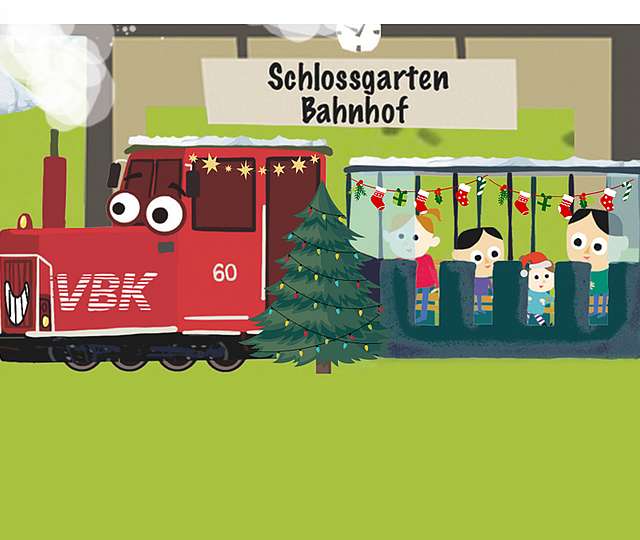 Illustration der Schloßgartenbahn